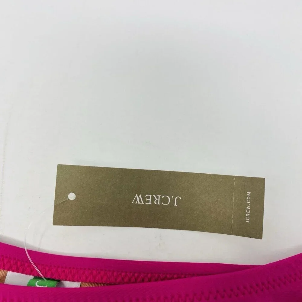 J Crew Size Small Heritage 1989 High-Leg Bikini Bottom Magenta Orchid $49 2744‎